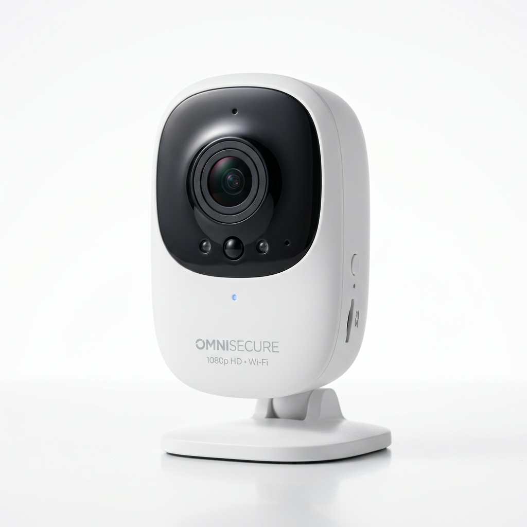 Caméra Connectée Intérieure — Vision Nocturne & Détection de Mouvement