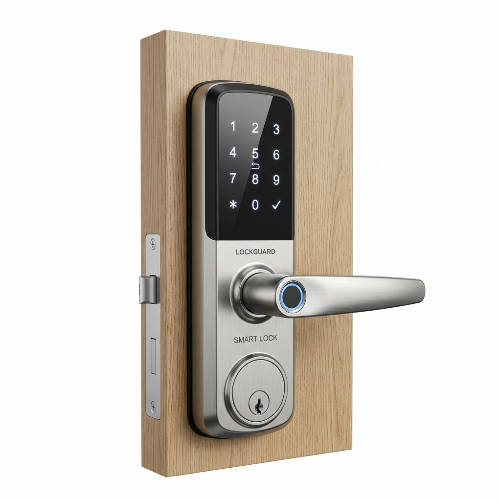 Serrure Connectée Bluetooth — Empreinte Digitale & Code PIN